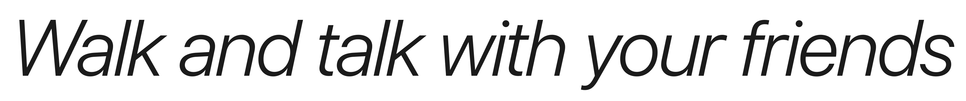 Walk and talk with your friends